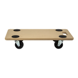 200kg Heavy Duty Hand Dolly Furniture Wooden Trolley Cart Moving Platform Mover - Rear View