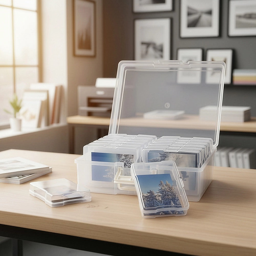 Jumbo Photo Storage Box 1600 4x6 Picture Album Organizer Container Craft Case