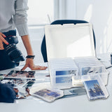 Jumbo Photo Storage Box 1600 4x6 Picture Album Organizer Container Craft Case - Front View