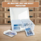 Jumbo Photo Storage Box 1600 4x6 Picture Album Organizer Container Craft Case - Extra Image