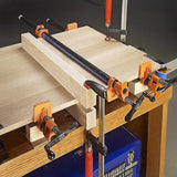 3/4 Wood Gluing Pipe Clamp Set (4 Pack) Heavy Duty PRO Woodworking Cast Iron - Front View