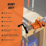 3/4 Wood Gluing Pipe Clamp Set (4 Pack) Heavy Duty PRO Woodworking Cast Iron - Extra Image