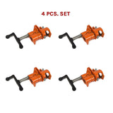 3/4 Wood Gluing Pipe Clamp Set (4 Pack) Heavy Duty PRO Woodworking Cast Iron - Extra Image