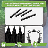 12pc Bird Spikes Human Cat Possum Mouse Pest Control Spiked Fence Wall Deterrent - Extra Image
