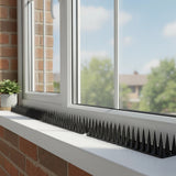 12pc Bird Spikes Human Cat Possum Mouse Pest Control Spiked Fence Wall Deterrent - Front View