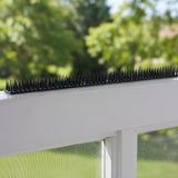 12pc Bird Spikes Human Cat Possum Mouse Pest Control Spiked Fence Wall Deterrent - Close-Up Angle