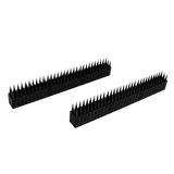 12pc Bird Spikes Human Cat Possum Mouse Pest Control Spiked Fence Wall Deterrent - Rear View