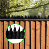 12pc Bird Spikes Human Cat Possum Mouse Pest Control Spiked Fence Wall Deterrent - Close-Up Angle