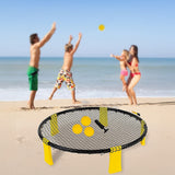 Mini Volleyball Set Outdoor Game Garden Beach Net Ball Kit Sport Toys - Front View