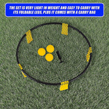 Mini Volleyball Set Outdoor Game Garden Beach Net Ball Kit Sport Toys - Close-Up Angle