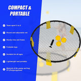 Mini Volleyball Set Outdoor Game Garden Beach Net Ball Kit Sport Toys - Low Angle