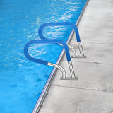 Swimming Pool Hand Rail Step Grab Rail 76.2x55.8cm with Drill Bit - Front View
