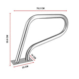Swimming Pool Hand Rail Step Grab Rail 76.2x55.8cm with Drill Bit - Extra Image