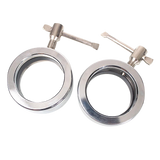 Barbell Collars 2 Olympic Stainless Steel Locks Clips Clamp