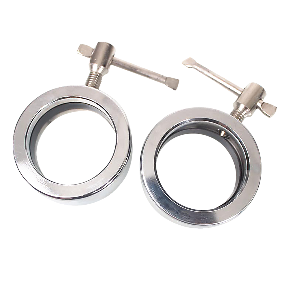 Barbell Collars 2 Olympic Stainless Steel Locks Clips Clamp