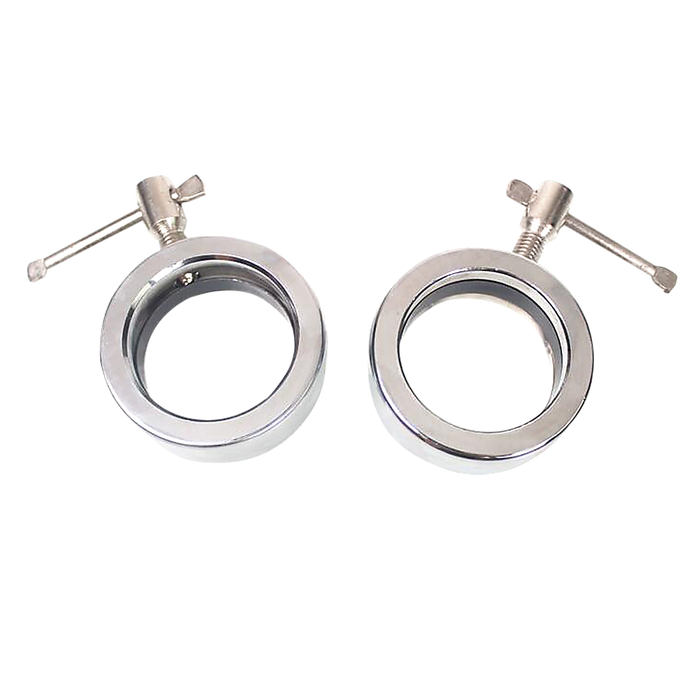 Barbell Collars 2 Olympic Stainless Steel Locks Clips Clamp