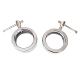 Barbell Collars 2 Olympic Stainless Steel Locks Clips Clamp