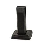 Balustrade Black Glass Clamp 304 Stainless Spigot Pool Fencing Fence - Top-Down View