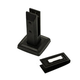 Balustrade Black Glass Clamp 304 Stainless Spigot Pool Fencing Fence