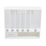 Grain Container Cereal Dispenser 10L Dry Food Rice Flour Storage Box Wall - 45-Degree Angle