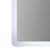 Smart Mirror Bathroom Vanity LED Lighted Wall Mirror 800x600mm - Top-Down View