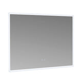 Smart Mirror Bathroom Vanity LED Lighted Wall Mirror 1000x700mm - Top-Down View