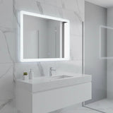 Smart Mirror Bathroom Vanity LED Lighted Wall Mirror 1000x700mm