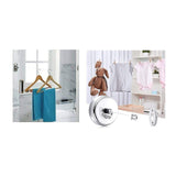 Stainless Steel Retractable Single Clothes Line Dryer Laundry Indoor Outdoor - Front View