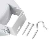 Retractable Clothesline Hang Clothes Line 20 Ft Retracts Automatically - 45-Degree Angle