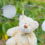 Retractable Clothesline Hang Clothes Line 20 Ft Retracts Automatically - Front View