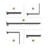 Foldable Wall Hanging Clothes Drying Rack Clothes Balcony Retractable Hanger - 45-Degree Angle