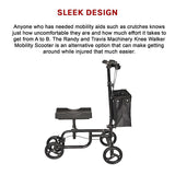 Knee Walker Scooter Mobility Alternative Crutches Wheelchair Portable - Extra Image