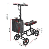 Knee Walker Scooter Mobility Alternative Crutches Wheelchair Portable - Extra Image
