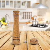 10 Manual Pepper Grinder Multipurpose Flavouring Bottle Cruet Kitchen Tools - 45-Degree Angle