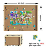 Wooden Jigsaw Puzzle Table Board Storage Table Tray Puzzle For Adult Kid - Extra Image