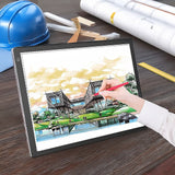A2 LED Light Box Tracing Board Art Design Stencil Tattoo Copy Drawing Pad - Front View