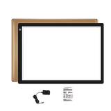A2 LED Light Box Tracing Board Art Design Stencil Tattoo Copy Drawing Pad - Top-Down View