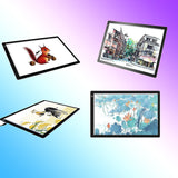 A2 LED Light Box Tracing Board Art Design Stencil Tattoo Copy Drawing Pad - 45-Degree Angle