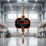 5000kg Electronic Crane Scales Industrial Hanging Digital Weight - Front View