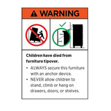 6 Tiers Vertical Bamboo Plant Stand Staged Flower Shelf Rack Outdoor Garden - 45-Degree Angle