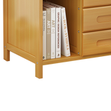 Bamboo Bedside Table Nightstand Storage Bedroom Sofa Side Stand