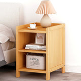 Bamboo Bedside Table Nightstand Storage Bedroom Sofa Side Stand - Side View