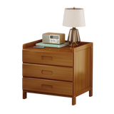 Bamboo Bedside Table Nightstand Storage Bedroom Sofa Side Stand - Top-Down View