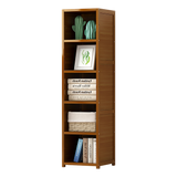 Bamboo 5-Shelf Bookcase ??Tall Display Storage Rack Stand for Living Room, Bedroom, Office or Home Organisation