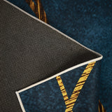 200x300cm Large Floor Blue Teal Rug – Modern Area Carpet for Bedroom & Lounge