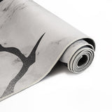200x300cm Large Floor Gray Marble Rug – Modern Area Carpet for Bedroom & Lounge - Top-Down View