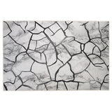 200x300cm Large Floor Gray Marble Rug – Modern Area Carpet for Bedroom & Lounge - 45-Degree Angle