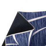 200x300cm Large Floor Blue Waves Rug – Modern Area Carpet for Bedroom & Lounge