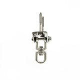 360 Degree Swivel Swing Hanger with Stainless Steel Hook for Ceiling Heavy Duty Hanging Gym Equipment - Top-Down View