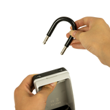 Security 4 Digit Combination Cable Lock Box With Luminous Dials - Low Angle